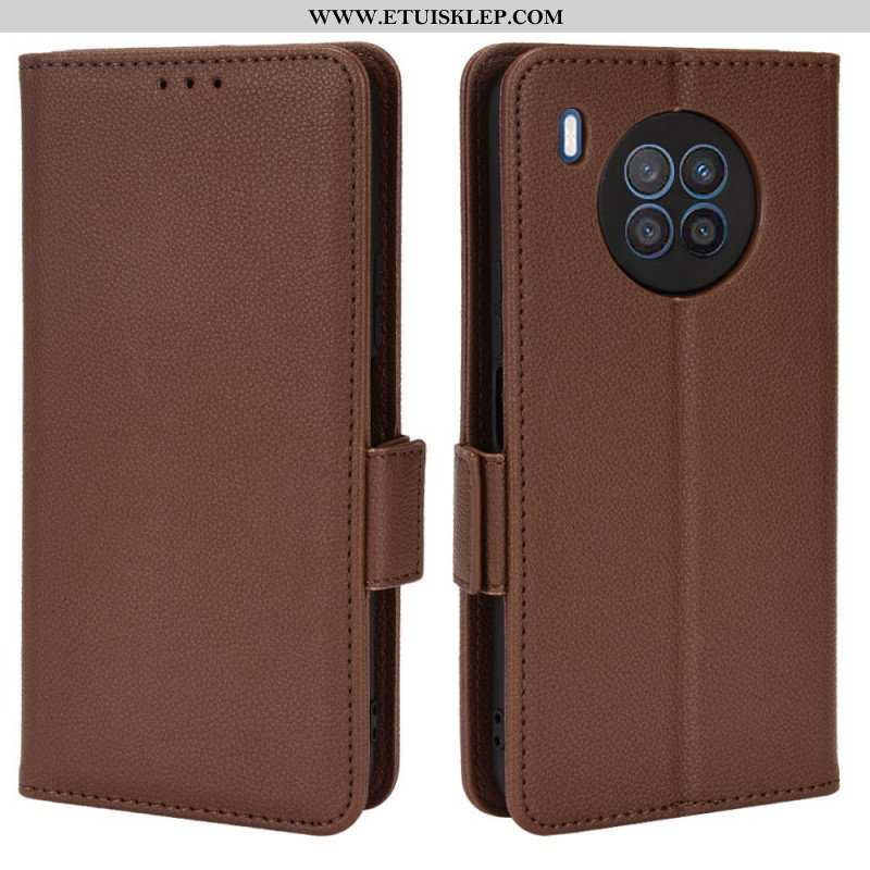 Obudowa Etui Na Telefon do Honor 50 Lite Etui Folio Flap Double Litchi Nowe Kolory